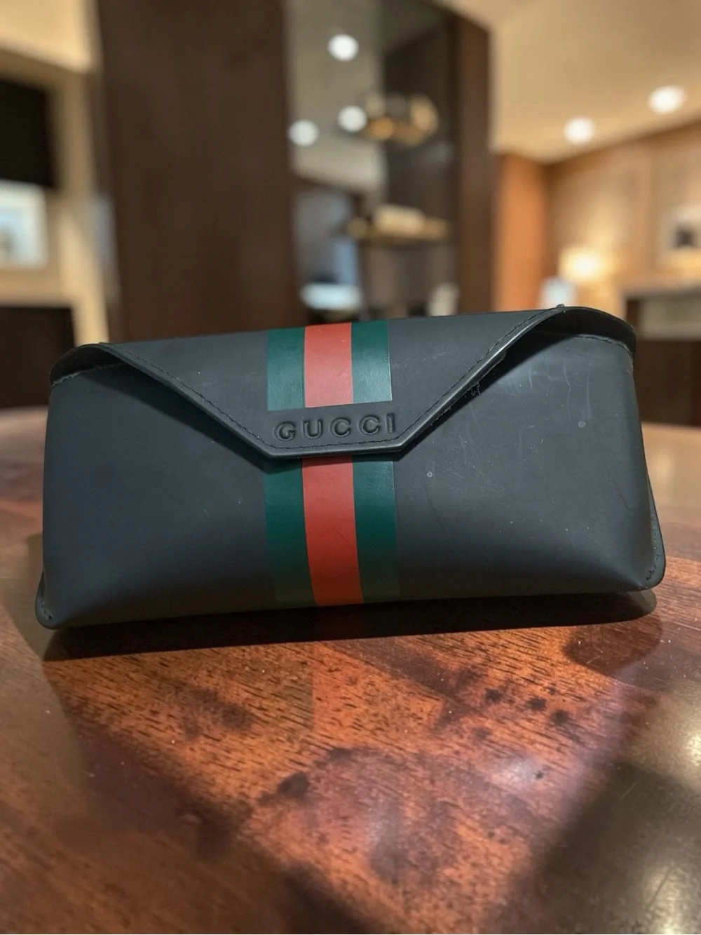 Gucci Aviator Sunglasses White Green Red Web Stripe with Case